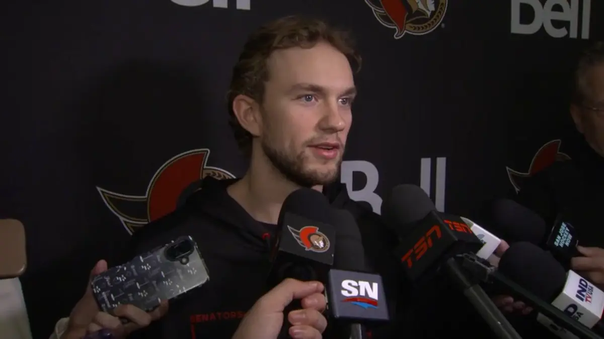 ‘Completely different players’: Senators’ Eklund not trying to replace Tkachuk