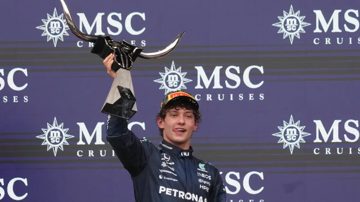 Kimi Antonelli wins U.S. Grand Prix, tightening his grip on historic F1 title chase