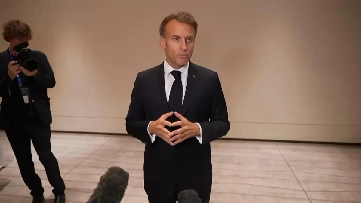 Macron blames 'foreign leaders' for trying to exploit France's tense social climate